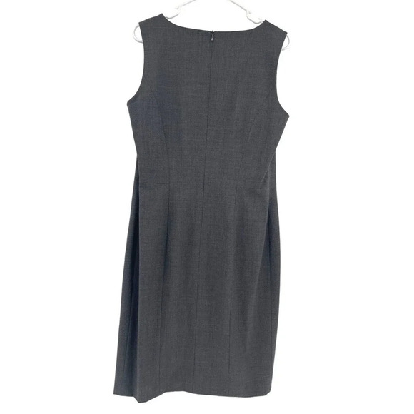 Greta Garbo Collection for Nordstroms Sheath Dress Sleeveless Wool size 10 - Picture 8 of 11